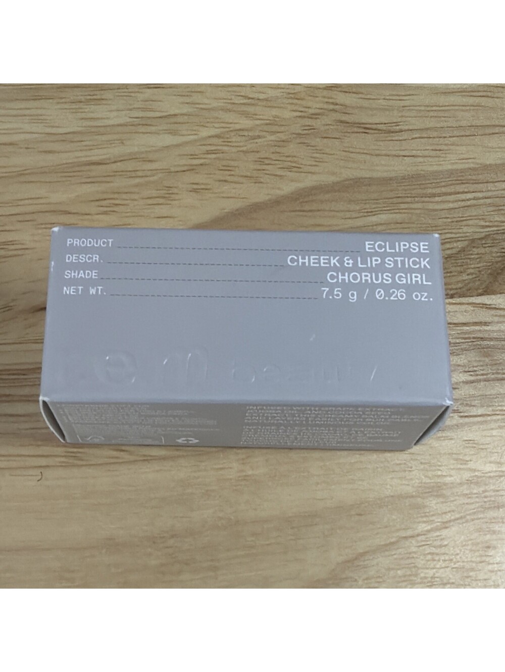 R.E.M. BEAUTY ECLIPSE CHEEK & LIP STICK - CHORUS GIRL -NIB